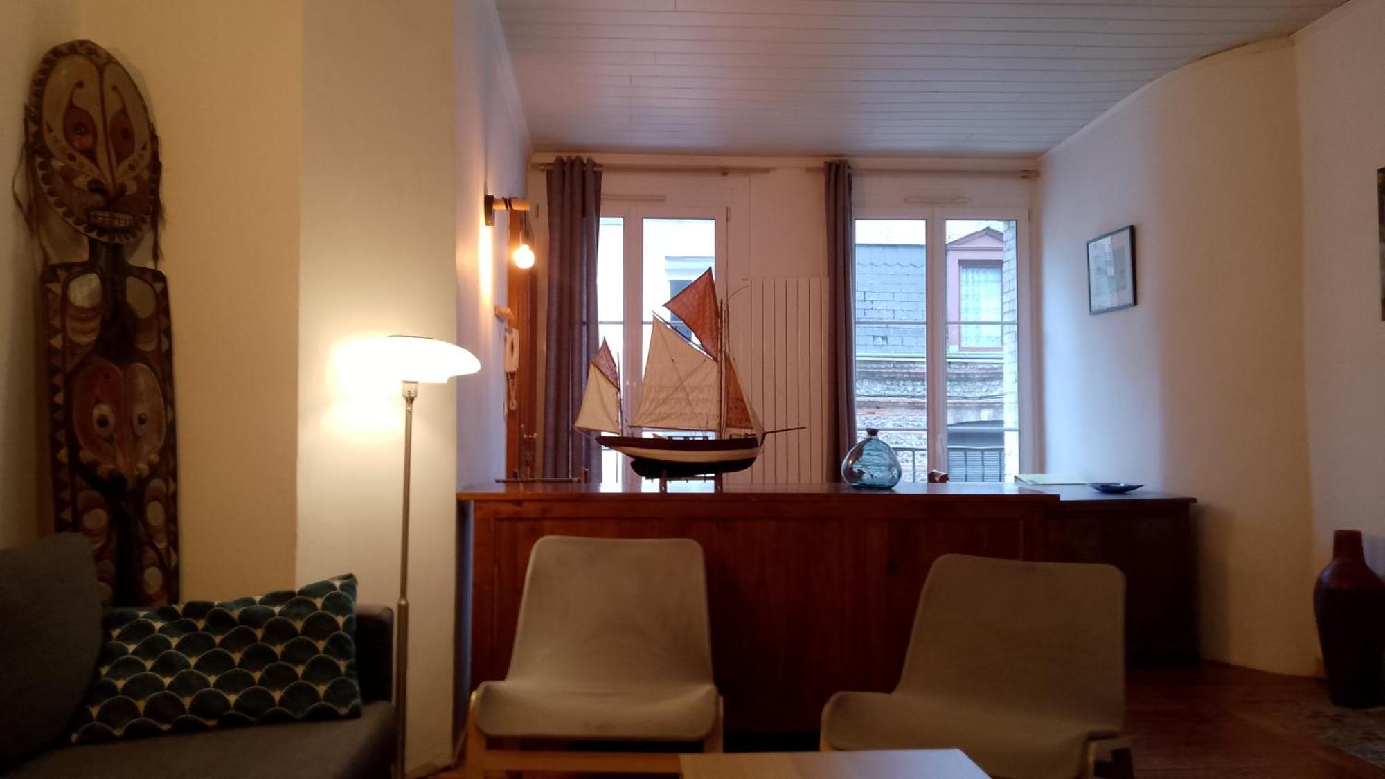 Loft En Duplex Avec Vue Sur Plage Et Chenal ディエップ エクステリア 写真